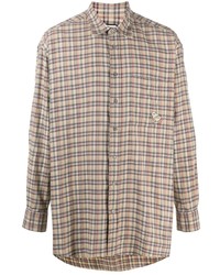 Gucci Chick Patch Checked Shirt