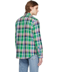 Polo Ralph Lauren Green Plaid Shirt