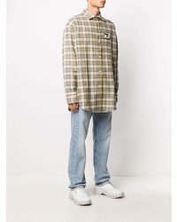 Drôle De Monsieur Oversized Check Shirt