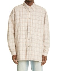 Acne Studios Quilted Cotton Shirt Jacket