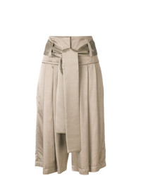 Maison Flaneur Pleated Long Shorts