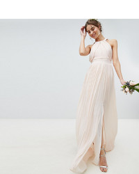 TFNC Tall Pleated Maxi Bridesmaid Dress