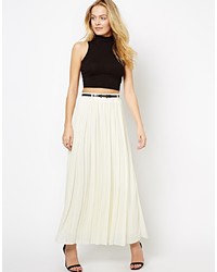 The Style Pleated Maxi Skirt