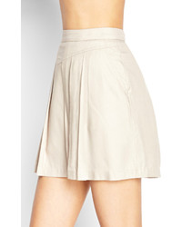 Forever 21 Contemporary Pleated Woven Miniskirt