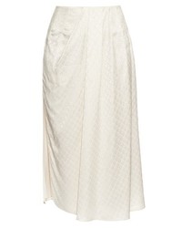 Balenciaga Multi Jacquard Pleated Skirt