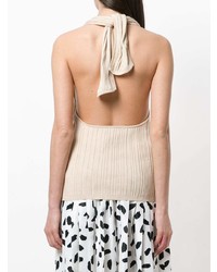 Jacquemus Pleated Fitted Vest Top