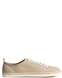 H&M Canvas Sneakers Light Gray