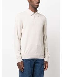 Fedeli Long Sleeve Cashmere Polo Shirt
