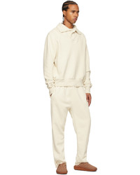 Les Tien Off White Yacht Pullover Sweatshirt
