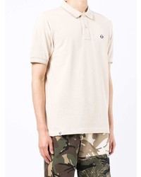AAPE BY A BATHING APE Aape By A Bathing Ape Ape Head Embroidered Polo Shirt