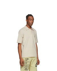 A-Cold-Wall* Beige Rhombus Badge Polo