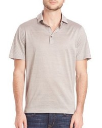 Saks Fifth Avenue Collection Contrast Stripe Polo