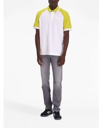 BOSS Colour Block Cotton Polo Shirt