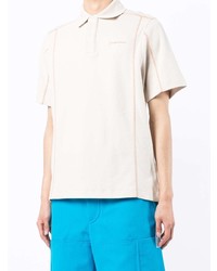Jacquemus Contrast Stitch Polo Shirt