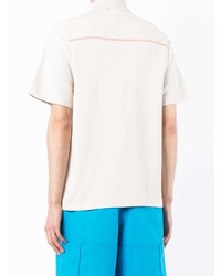 Jacquemus Contrast Stitch Polo Shirt