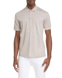 Ermenegildo Zegna Cotton Silk Polo Shirt