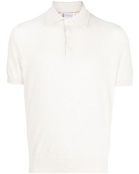 Brunello Cucinelli Fine Ribbed Cotton Polo Shirt