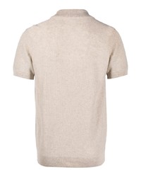 A.P.C. Fred Knitted Polo Shirt