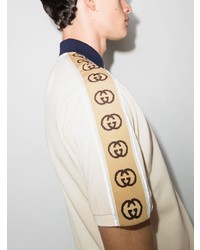 Gucci Interlocking G Stripe Polo Shirt