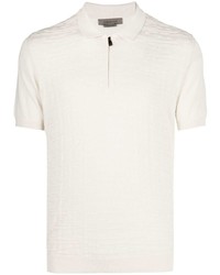 Corneliani Jersey Knit Zipped Polo Shirt