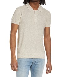 A.P.C. Jude Solid Polo Shirt In Chine At Nordstrom