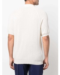 Laneus Knitted Short Sleeve Polo Shirt