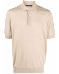 Billionaire Logo Embroidered Cotton Polo Shirt