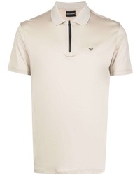 Emporio Armani Logo Embroidered Polo Shirt