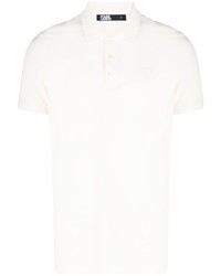 Karl Lagerfeld Logo Engraved Polo Shirt