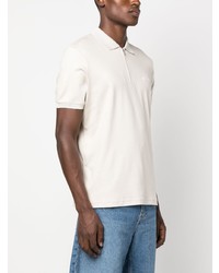 Calvin Klein Logo Patch Zip Up Polo Shirt