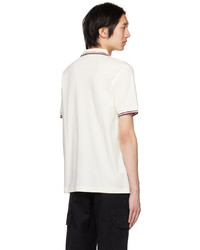 Fred Perry Off White Twin Tipped Polo
