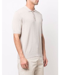 Tagliatore Open Knit Cotton Polo Shirt