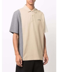 lacoste live Panelled Cotton Polo Shirt