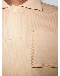 Jacquemus Rib Knit Polo Shirt