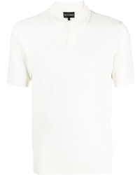 Emporio Armani Short Sleeve Knitted Polo Shirt