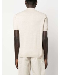 Low Brand Short Sleeve Silk Blend Polo Shirt