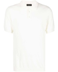 Roberto Collina Short Sleeved Cotton Blend Polo Top