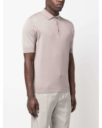 Lardini Short Sleeved Cotton Polo Shirt