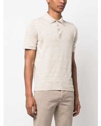 Brunello Cucinelli Short Sleeved Knitted Polo Shirt