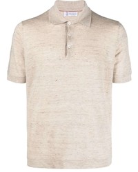 Brunello Cucinelli Short Sleeved Knitted Polo Shirt