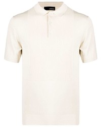 Lardini Short Sleeved Silk Polo Shirt