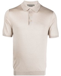 Corneliani Silk Short Sleeved Polo Shirt