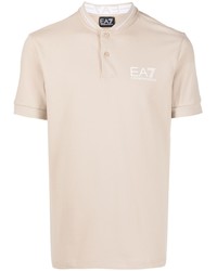 Ea7 Emporio Armani Stretch Cotton Polo Shirt