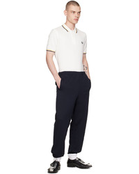 Fred Perry White Twin Tipped Polo
