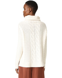 TSE Cashmere Long Sleeve Cashmere Poncho Sweater