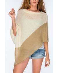 Wooden Ships Colorblock Poncho