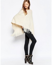 B.young Fringed Poncho