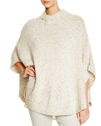 Eileen Fisher Funnel Neck Poncho 100% Bloomingdales