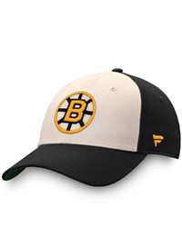 FANATICS Branded Creamblack Boston Bruins True Classics Snapback Hat At Nordstrom