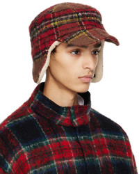 Undercover Brown Check Cap